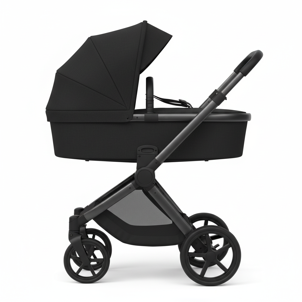 Baby Pram – Studio Side View