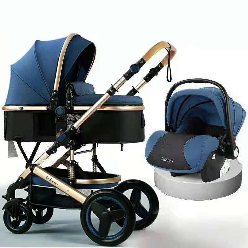 Side-by-Side Convertible Baby Stroller